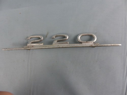 Mercedes 220 sigle monogramme - sigle,