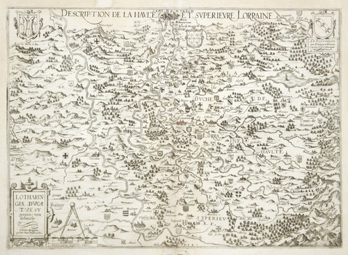 Lothringen carte ancienne - lothringen,