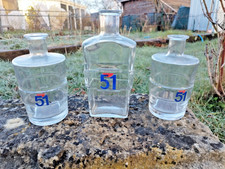 Lot de 3 carafes / bouteilles