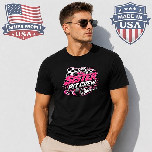 Sister pit crew graphic - crew,