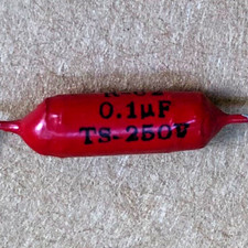 1 Condensateur Mylar SAME R62 NOS 100nF - 250V - 0.1uF - 100000pF