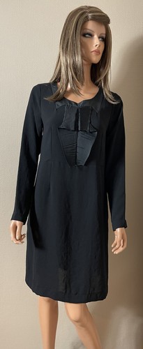 Robe chic noire cotelac taille - chic,
