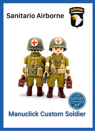 Playmobil custom ww2 soldat - custom,