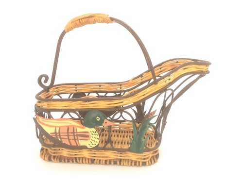 Joli porte bouteille panier