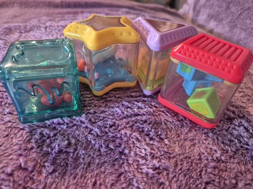 Fisher price peek blocks - a,