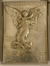 Medaille plaque bronze - plaque,