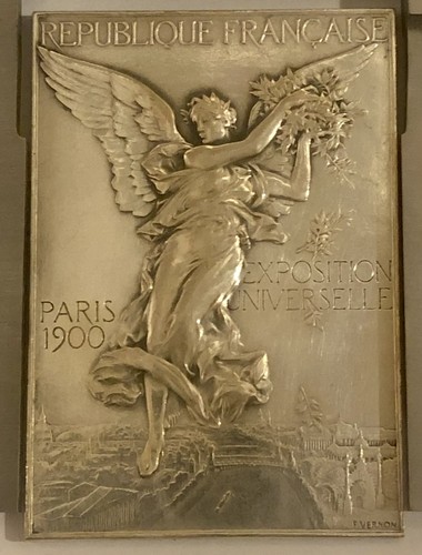 Medaille plaque bronze - en,