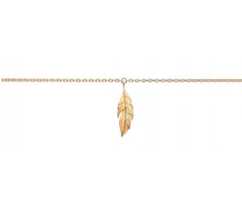 Chaîne cheville avec - de, plume