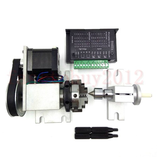 Cnc rotary axis - cnc, 3-jaw