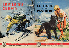 Encart Signe de piste Junior DT4 caverne aux épaves Joubert 1957 PLV TRACT