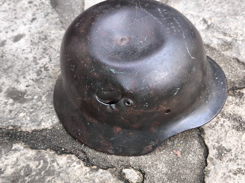 Casque camouflé impacté - casque,