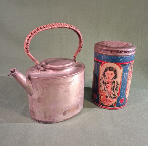Ancienne théière anglaise - ancienne,