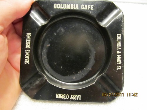 Vintage ashtray columbia cafe - ashtray,
