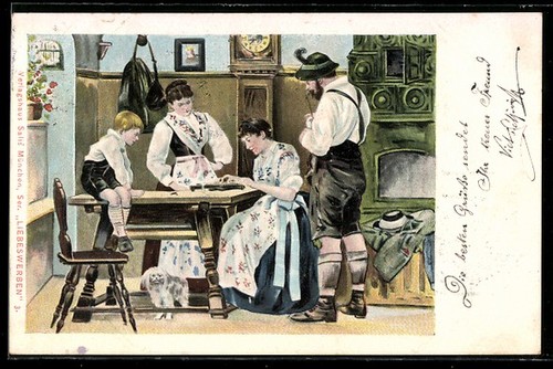 Carte postale publicité