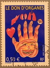 FRANCE  2004 - OBLITÉRÉ YT 3677  "LE DON D'ORGANES " CACHET ROND 