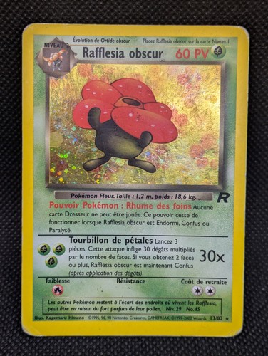 Carte pokemon rafflesia obscur - pokemon,