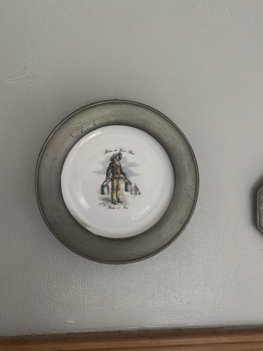 Ancienne assiette décorative