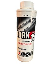 BIDON 1 LITRE D HUILE IPONE FORK 15 FOURCHE MOTEUR 4T MOTO YAMAHA SUZUKI