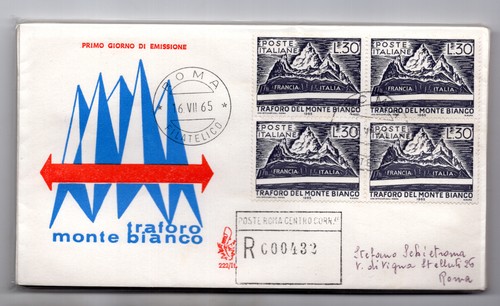 Italie fdc venetia 1965 mont - fdc,