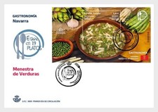 spain 2025 espagne food gastronomy 19 Dishes Navarra Vegetable Stew ms1v FDC PJ