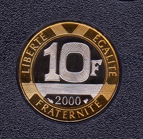 Francs 2000 fdc sortie du - 10,