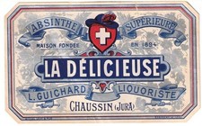 Ancienne étiquette Absinthe