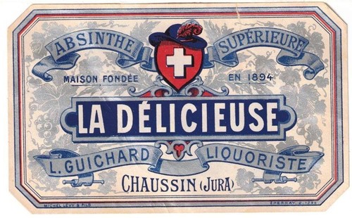 Ancienne étiquette absinthe - ancienne,