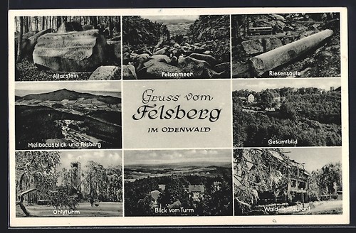 Carte postale felsberg - carte,