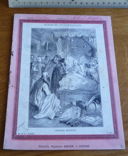 Ancien protège cahier - ancien, protège-cahier