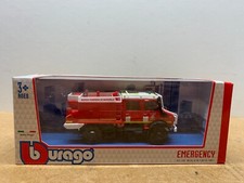 BURAGO MERCEDES UNIMOG POMPIERS EN BOITE 1/50 J7
