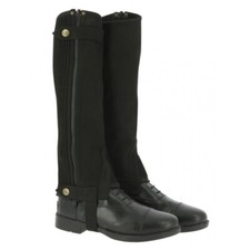 Mini-chaps RIDING WORLD Amara - Couleur : noir, Taille : 10 ans, enfant