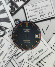 Cadran Longines Admiral five stars noir - vintage original