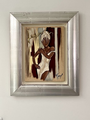Huile sur toile originale - toile, du