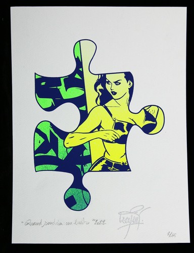 Keymi sérigraphie signée - keymi,