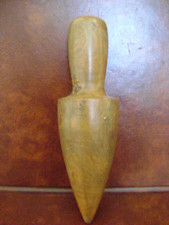 Ancienne toupie de Plombier en Buis 18 cm x 16 cm pour évaser les tuyaux plomb