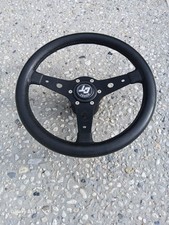 Volant sport 3 branches LUISI pour bateau auto.