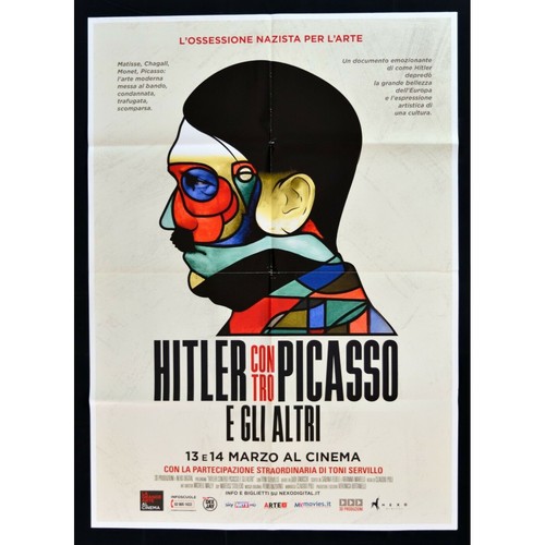 Affiche hitler contre picasso - affiche,