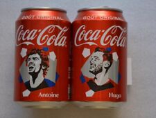 COCA COLA EURO UEFA FOOTBALL 2020 France. GRIEZMANN LLORIS 2 cans GOUT ORIGINAL
