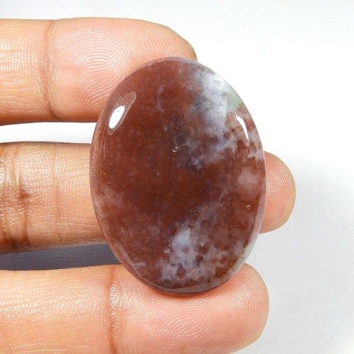 Agate mousse rouge verte