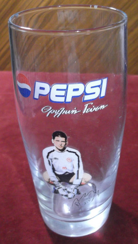 Pepsi verre avec décoration - verre,