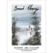 CHAROY Bernard - Lithographie "Exposition Dandoy Art Gallery, Knokke" 76x56cm - 
