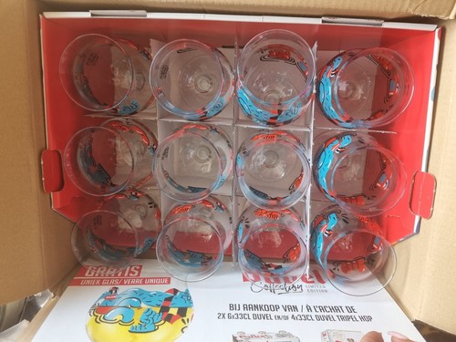 Lot verres duvel - de, 12