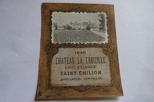 étiquette ancienne vin - étiquette,