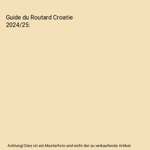 Guide routard croatie - du,