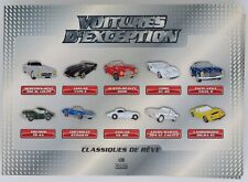 1990 collection EDITIONS ATLAS 10 PIN'S VOITURES  D'EXCEPTION DE REVE au choix