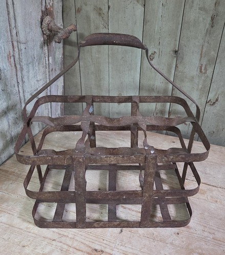 Porte bouteilles ancien fer - porte, en