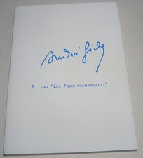 LA REVUE DES LETTRES MODERNES - ANDRÉ GIDE 8 - SUR “LES FAUX-MONNAYEURS “ - 1987