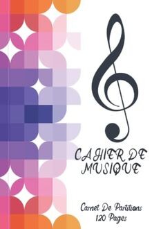 Cahier musique carnet de - cahier,