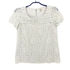 Massimo Dutti T-Shirt Femme Col Cœur Taille M