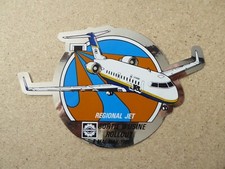 AUTOCOLLANT STICKER AUFKLEBER BOMBARDIER CANADAIR REGIONAL JET ROLLOUT MAY 1991